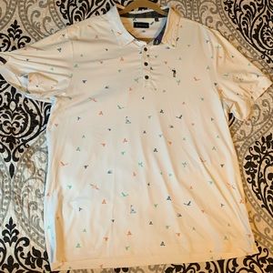 William Murray golf polo “For The Birds” XL